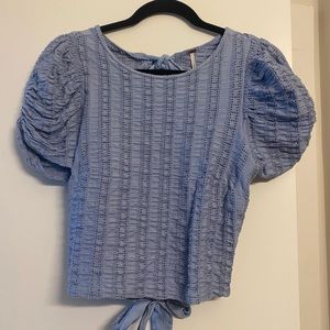 Free People open back crop top